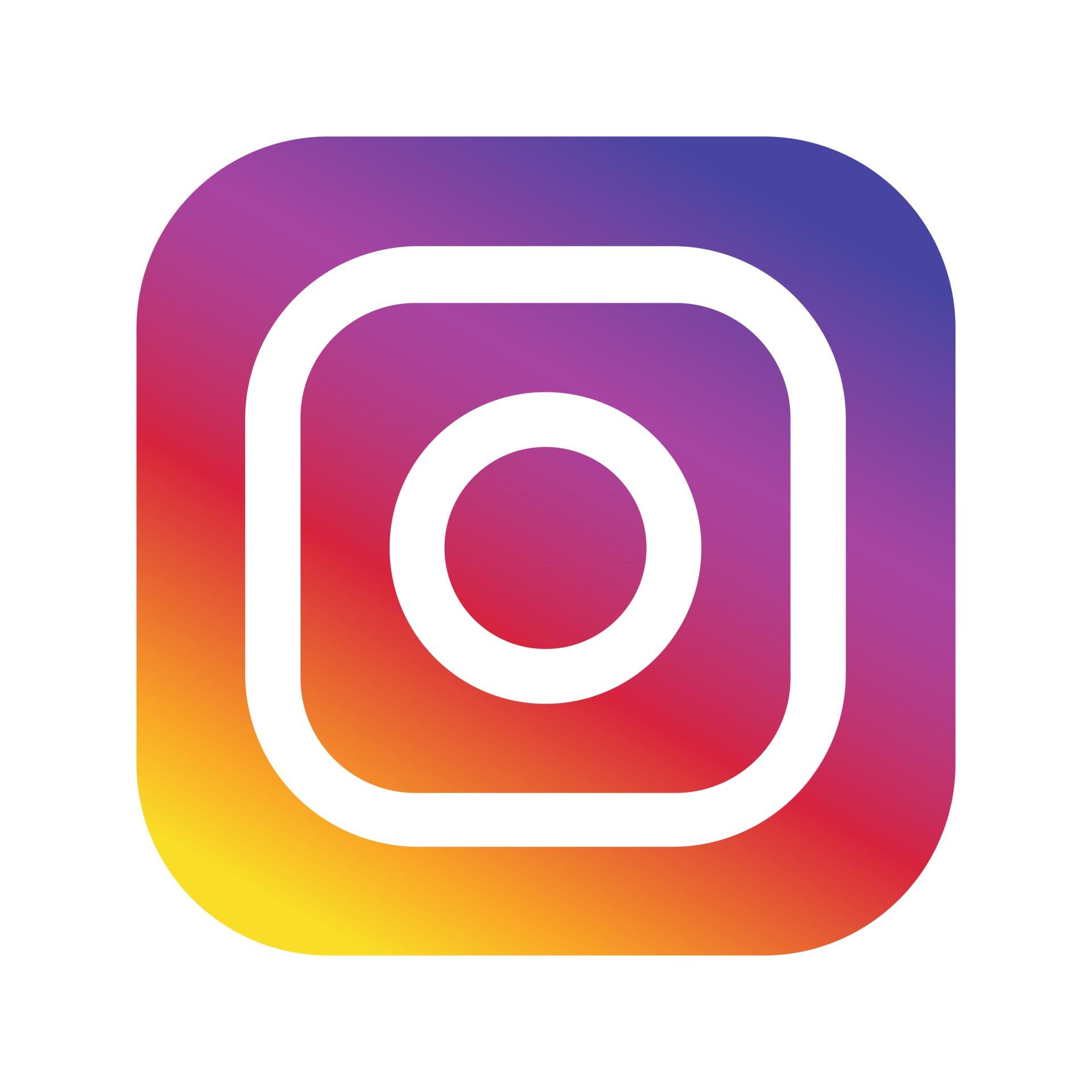 Social media icon instagram logo free vector